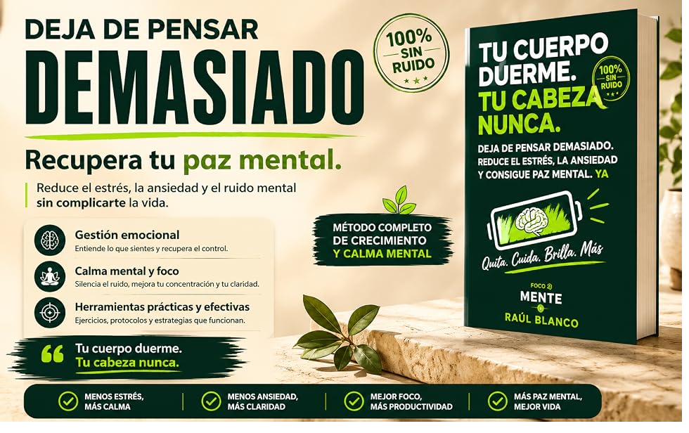 Deja de pensar demasiado — recupera tu paz mental