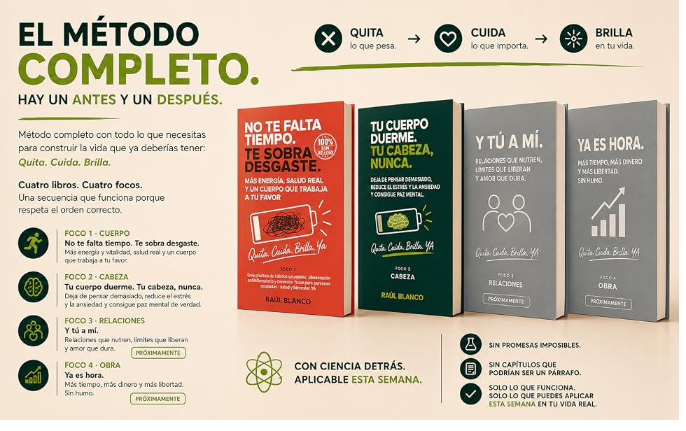 El método completo Quita. Cuida. Brilla.