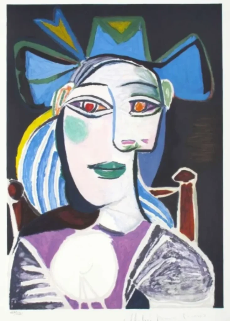 La-dama-de-azul-Picasso
