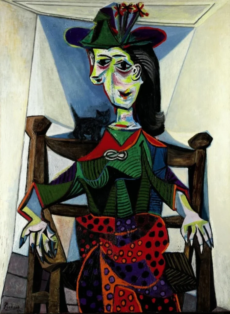 Dora Maar con gato. Picasso